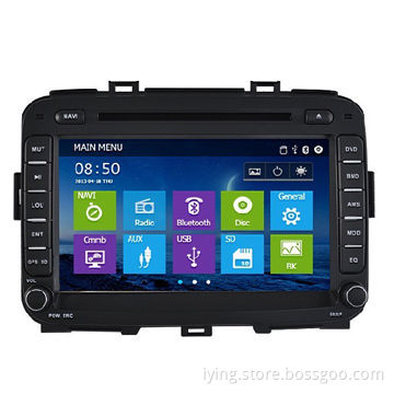 Car DVD Player for Kia Carens 2012-2013 with Windows 8 Interface